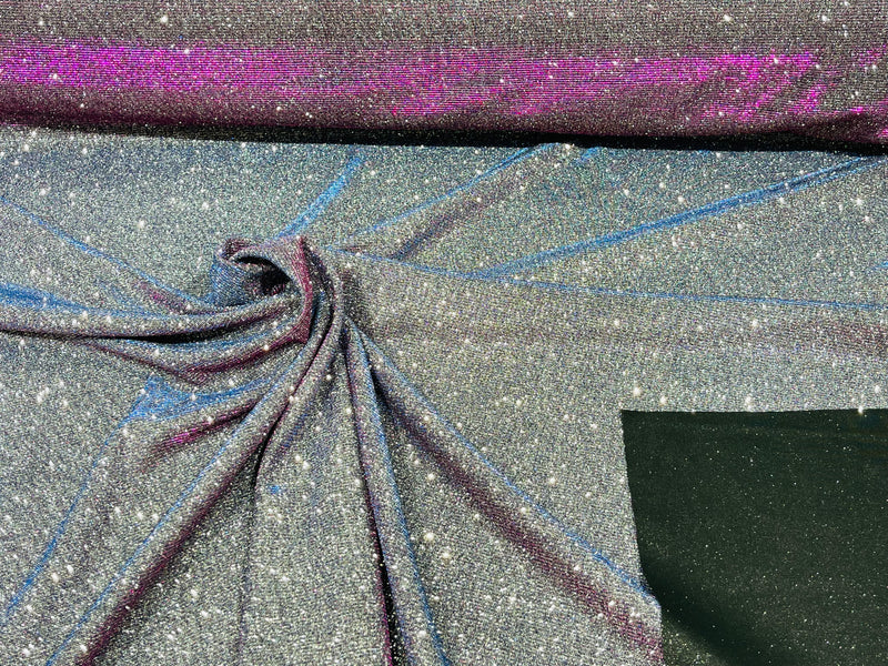 GLITTER METALLIC LAME KNITTED (by the yard)