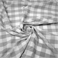 58/59" Wide 100% Polyester Poplin Gingham Checkered Fabric By The Yard