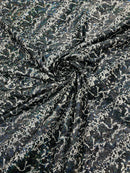 Snake Design Shattered Glass Nylon Spandex Fabric| New Creations Fabric & Foam Inc. - New Creations Fabric & Foam Inc