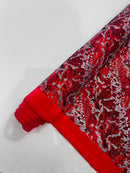 Snake Design Shattered Glass Nylon Spandex Fabric| New Creations Fabric & Foam Inc. - New Creations Fabric & Foam Inc