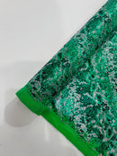 Snake Design Shattered Glass Nylon Spandex Fabric| New Creations Fabric & Foam Inc. - New Creations Fabric & Foam Inc