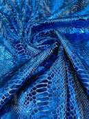 Snake foil stretch Velvet 58" Wide| New Creation Fabric & Foam. - New Creations Fabric & Foam Inc