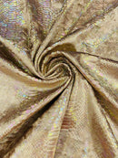 Snake foil stretch Velvet 58" Wide| New Creation Fabric & Foam. - New Creations Fabric & Foam Inc