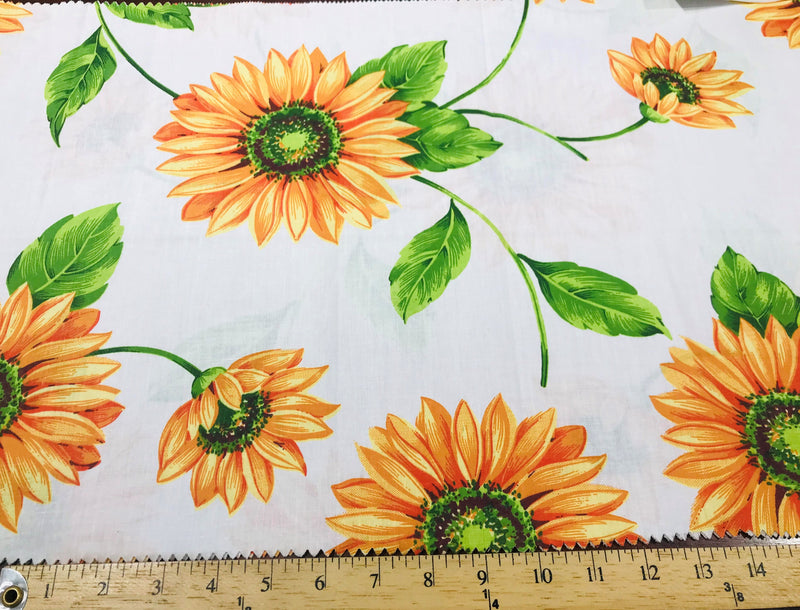 SUNFLOWER POLY COTTON (by the yard)