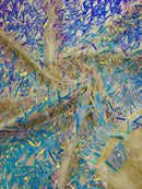 Sword Sequin Fabric 54” Wide| New Creations Fabric & Foam Inc. - New Creations Fabric & Foam Inc