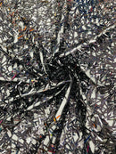 Sword Sequin Fabric 54” Wide| New Creations Fabric & Foam Inc. - New Creations Fabric & Foam Inc