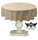 TABLECLOTH DULL BRIDAL SATIN (36" Round) - New Creations Fabric & Foam Inc
