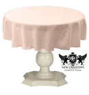 TABLECLOTH DULL BRIDAL SATIN (36" Round) - New Creations Fabric & Foam Inc