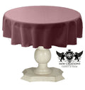 TABLECLOTH DULL BRIDAL SATIN (36" Round) - New Creations Fabric & Foam Inc