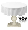 TABLECLOTH DULL BRIDAL SATIN (36" Round) - New Creations Fabric & Foam Inc