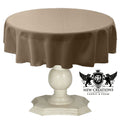 TABLECLOTH DULL BRIDAL SATIN (42" Round) - New Creations Fabric & Foam Inc