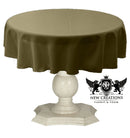 TABLECLOTH DULL BRIDAL SATIN (42" Round) - New Creations Fabric & Foam Inc