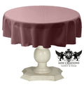 TABLECLOTH DULL BRIDAL SATIN (42" Round) - New Creations Fabric & Foam Inc