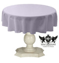 TABLECLOTH DULL BRIDAL SATIN (45" Round) - New Creations Fabric & Foam Inc