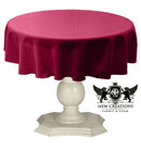 TABLECLOTH DULL BRIDAL SATIN (48" Round) - New Creations Fabric & Foam Inc