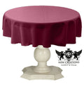 TABLECLOTH DULL BRIDAL SATIN (51" Round) - New Creations Fabric & Foam Inc