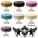 TABLECLOTH DULL BRIDAL SATIN (51" Round) - New Creations Fabric & Foam Inc