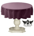 TABLECLOTH DULL BRIDAL SATIN (51" Round) - New Creations Fabric & Foam Inc