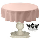 TABLECLOTH DULL BRIDAL SATIN (51" Round) - New Creations Fabric & Foam Inc