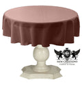 TABLECLOTH DULL BRIDAL SATIN (51" Round) - New Creations Fabric & Foam Inc