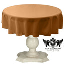 TABLECLOTH DULL BRIDAL SATIN (54" Round) - New Creations Fabric & Foam Inc