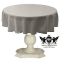 TABLECLOTH DULL BRIDAL SATIN (54" Round) - New Creations Fabric & Foam Inc