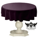 TABLECLOTH DULL BRIDAL SATIN (58" Round) - New Creations Fabric & Foam Inc