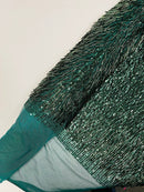 Vegas Beaded Sequin Stretch Mesh Fabric (By The Yard) - New Creations Fabric & Foam Inc