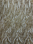 Vine/Root Sequin 4 Way Stretch Fabric 54” Wide| New Creations Fabric & Foam Inc. - New Creations Fabric & Foam Inc
