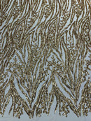 Vine/Root Sequin 4 Way Stretch Fabric 54” Wide| New Creations Fabric & Foam Inc. - New Creations Fabric & Foam Inc