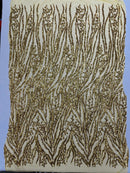 Vine/Root Sequin 4 Way Stretch Fabric 54” Wide| New Creations Fabric & Foam Inc. - New Creations Fabric & Foam Inc