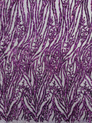 Vine/Root Sequin 4 Way Stretch Fabric 54” Wide| New Creations Fabric & Foam Inc. - New Creations Fabric & Foam Inc