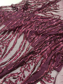 Vine/Root Sequin 4 Way Stretch Fabric 54” Wide| New Creations Fabric & Foam Inc. - New Creations Fabric & Foam Inc