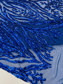 Vine/Root Sequin 4 Way Stretch Fabric 54” Wide| New Creations Fabric & Foam Inc. - New Creations Fabric & Foam Inc