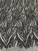 Vine/Root Sequin 4 Way Stretch Fabric 54” Wide| New Creations Fabric & Foam Inc. - New Creations Fabric & Foam Inc