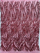 Vine/Root Sequin 4 Way Stretch Fabric 54” Wide| New Creations Fabric & Foam Inc. - New Creations Fabric & Foam Inc