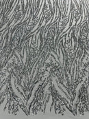 Vine/Root Sequin 4 Way Stretch Fabric 54” Wide| New Creations Fabric & Foam Inc. - New Creations Fabric & Foam Inc