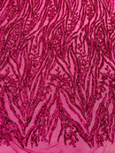 Vine/Root Sequin 4 Way Stretch Fabric 54” Wide| New Creations Fabric & Foam Inc. - New Creations Fabric & Foam Inc