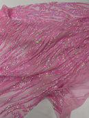 Vine/Root Sequin 4 Way Stretch Fabric 54” Wide| New Creations Fabric & Foam Inc. - New Creations Fabric & Foam Inc