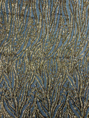 Vine/Root Sequin 4 Way Stretch Fabric 54” Wide| New Creations Fabric & Foam Inc. - New Creations Fabric & Foam Inc