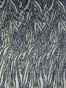 Vine/Root Sequin 4 Way Stretch Fabric 54” Wide| New Creations Fabric & Foam Inc. - New Creations Fabric & Foam Inc