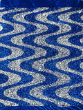 Wave Sequin Stretch Velvet 54" Wide| New Creations Fabric & Foam Inc. - New Creations Fabric & Foam Inc