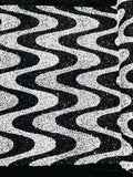 Wave Sequin Stretch Velvet 54" Wide| New Creations Fabric & Foam Inc. - New Creations Fabric & Foam Inc