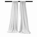 Backdrop Drape Curtain 5 Feet Wide x 15 Feet High, Polyester Poplin SEAMLESS 1 SETS.