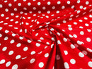 POLKA DOT POLY COTTON (by the yard)