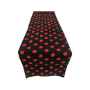 12" Wide x 120" Long, Polka Dot Print Broadcloth Poly Cotton Table Runner - New Creations Fabric & Foam Inc