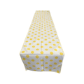 12" Wide x 72" Long, Polka Dot Print Broadcloth Poly Cotton Table Runner - New Creations Fabric & Foam Inc