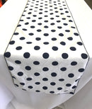 12" Wide x 72" Long, Polka Dot Print Broadcloth Poly Cotton Table Runner - New Creations Fabric & Foam Inc
