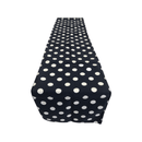 12" Wide x 90" Long, Polka Dot Print Broadcloth Poly Cotton Table Runner - New Creations Fabric & Foam Inc