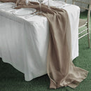18" Wide Extra Long, Chiffon Wedding Table Runner - New Creations Fabric & Foam Inc